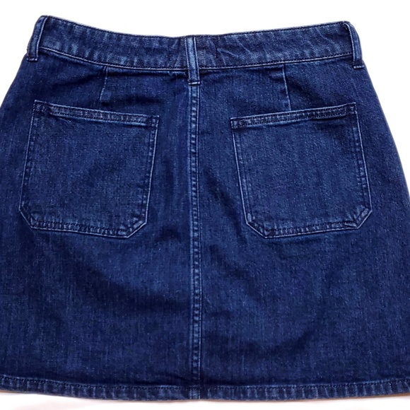 Madewell Denim Utility Zip Skirt / 28 - Picture 6 of 8